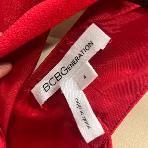 BCBGeneration Red Dress (Holiday red dress) - Picture 3 of 3